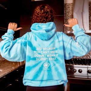 Dysautonomia International Blue Tie-Dye Sweatshirt